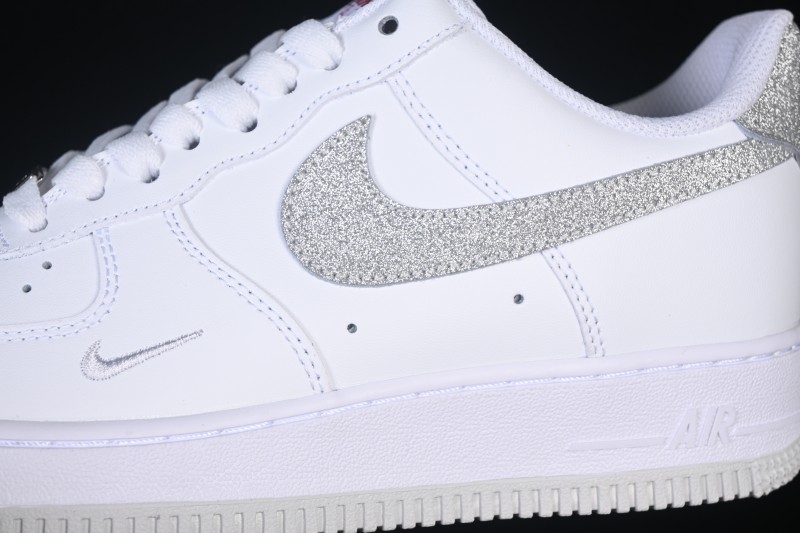Nike Air Force 1 '07 Low Sequined Swoosh Casual Sneakers - ZH0316-156