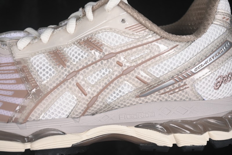 Asics Gel-Nimbus 12.1 Retro Running Shoes with Breathable Mesh Upper and 360-Degree Gel Cushioning - 1203B144-100