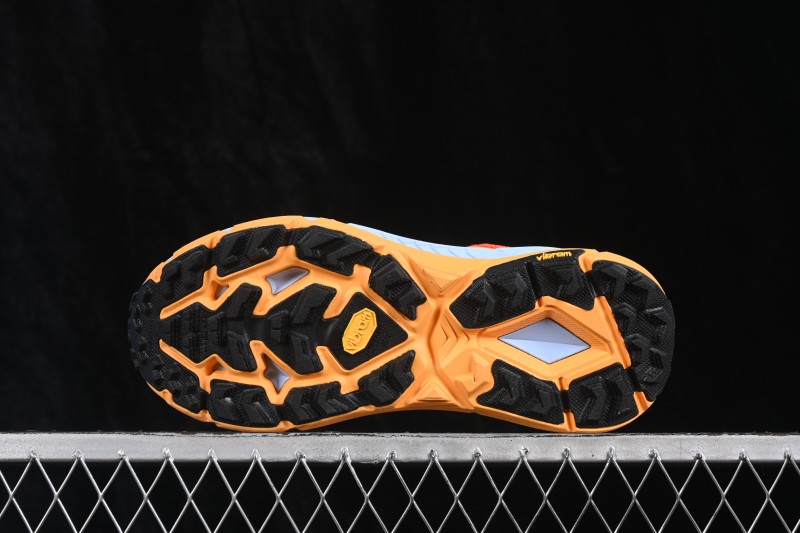 Hoka Mafate Speed 4 Ultra-Light Cushioned Trail Running Shoes with Vibram Outsole - 1129930 PBSSN