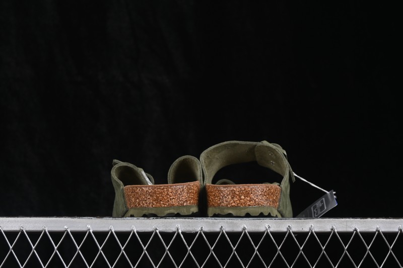 Birkenstock Classic Leather Sandals with Sheepskin Lining and Cork-Latex Footbed - 1010503