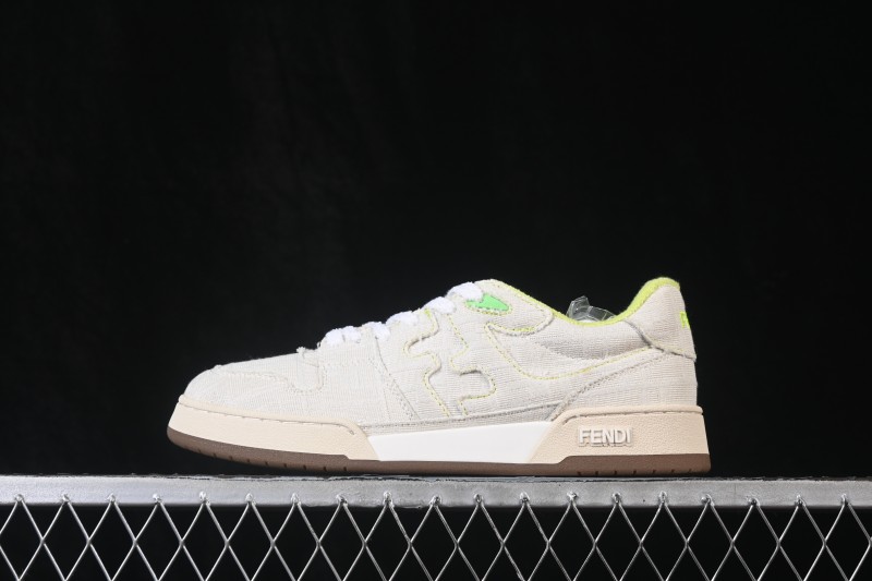 Fendi Match Round Toe Platform Low-Top Casual Sneakers - AHH2F1FHS