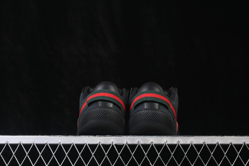 Gucci Primavera Screener Casual Sneakers with Interlocking G and Web Detail - FAGIV9078