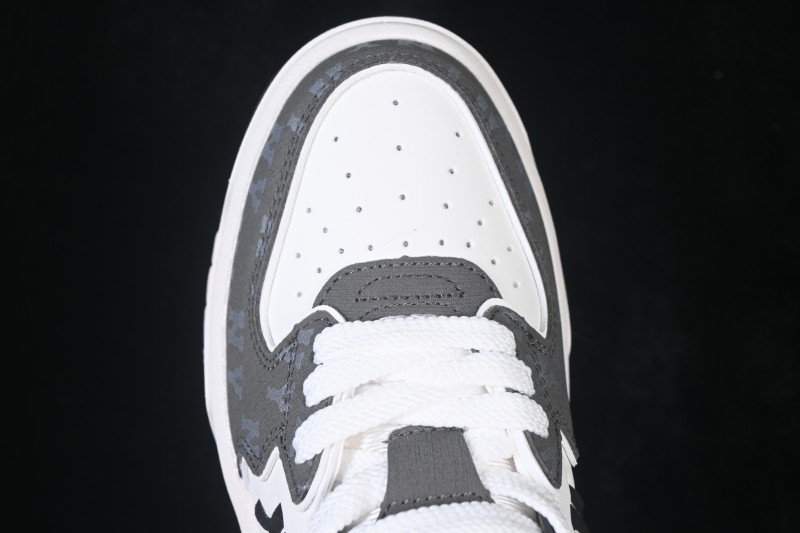 MLB Chunky Curve Liner Monogram New York Yankees Thick Sole Casual Running Shoes - 3ASXL206N50BKS