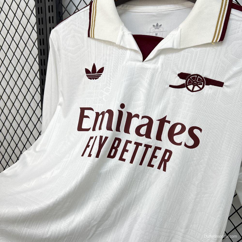 2025/26 Mens Arsenal Third Long Sleeve Jersey
