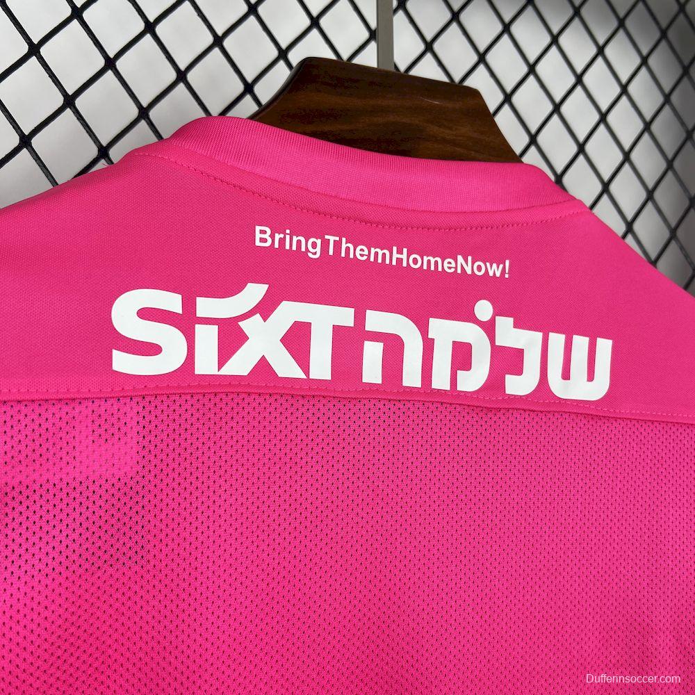 2025/26 Mens Hapoel Tel Aviv Pink October Jersey