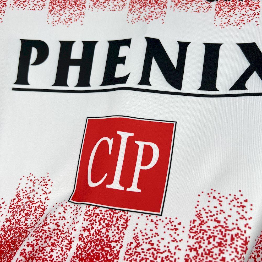 1991/92 Retro AS Cannes Home Long Sleeves Jersey