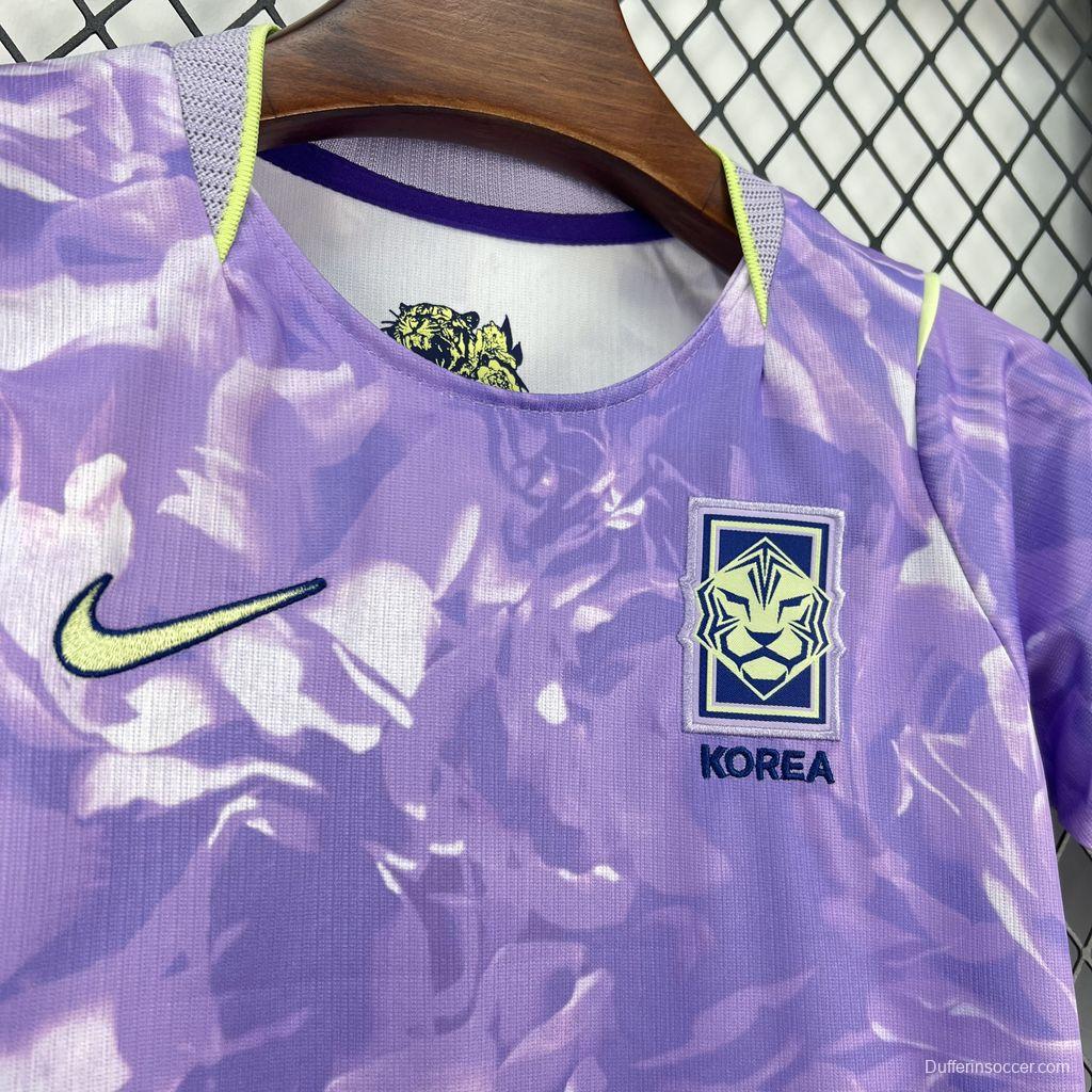 2026 Kids South Korea World Cup Away Kit