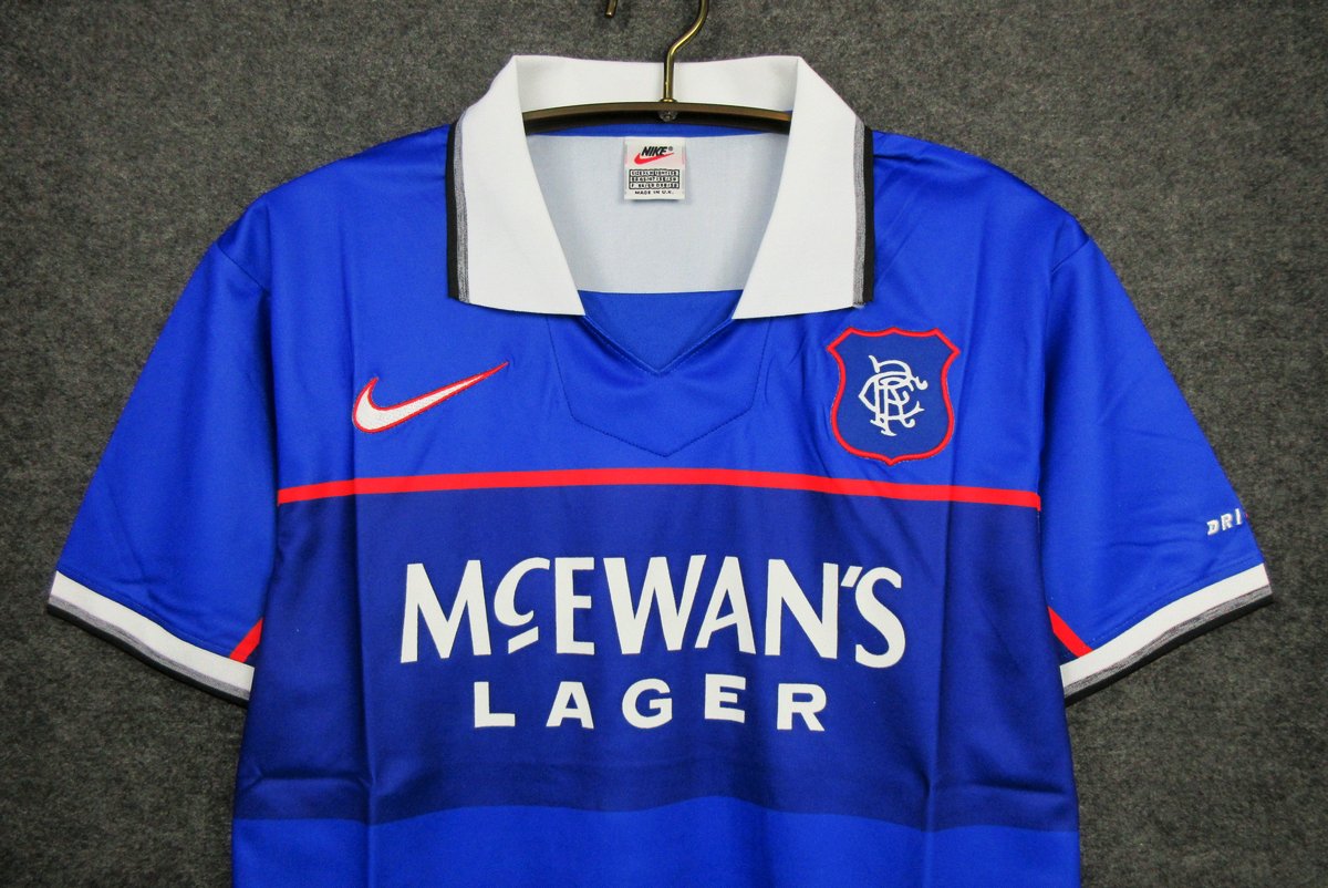 Retro 97/99 Glasgow Rangers Home Jersey
