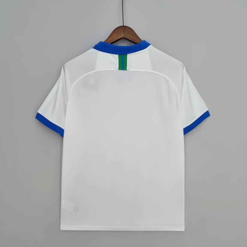 Retro 2019 Brazil Away White Jersey