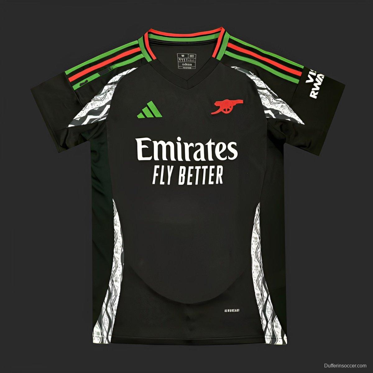 24/25 Arsenal Away Black Jersey