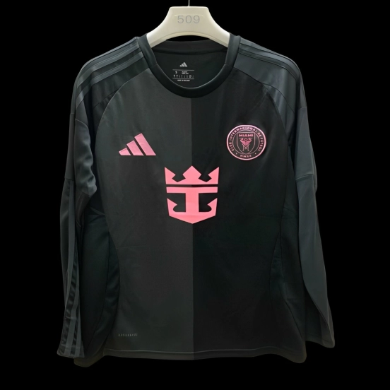 25/26 Inter Miami Away Black Long Sleeve Jersey
