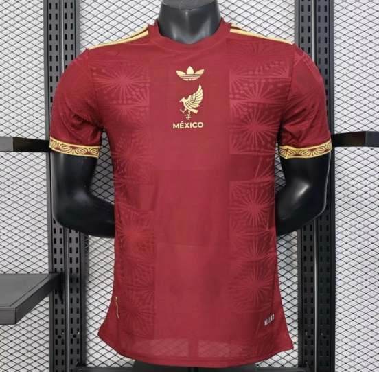 Player Version 2025 Mexico Gold Cup Wine Jersey