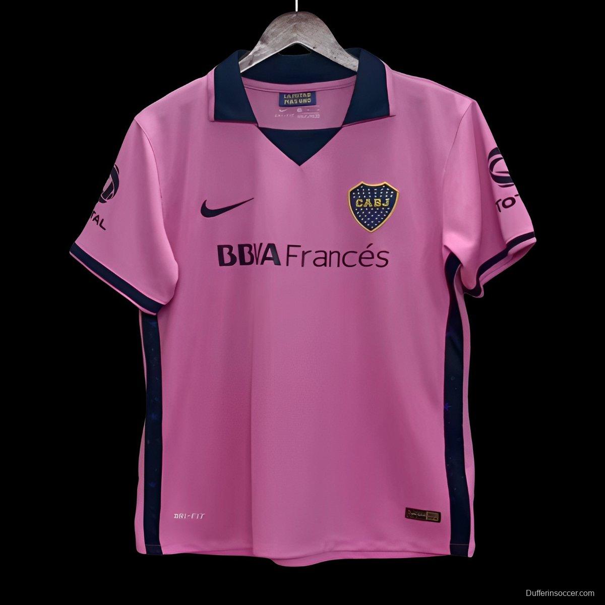 Retro 13/14 Boca Juniors Away Pink Jersey