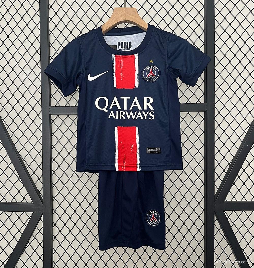 1 Star 24/25 Kids PSG Home Jersey
