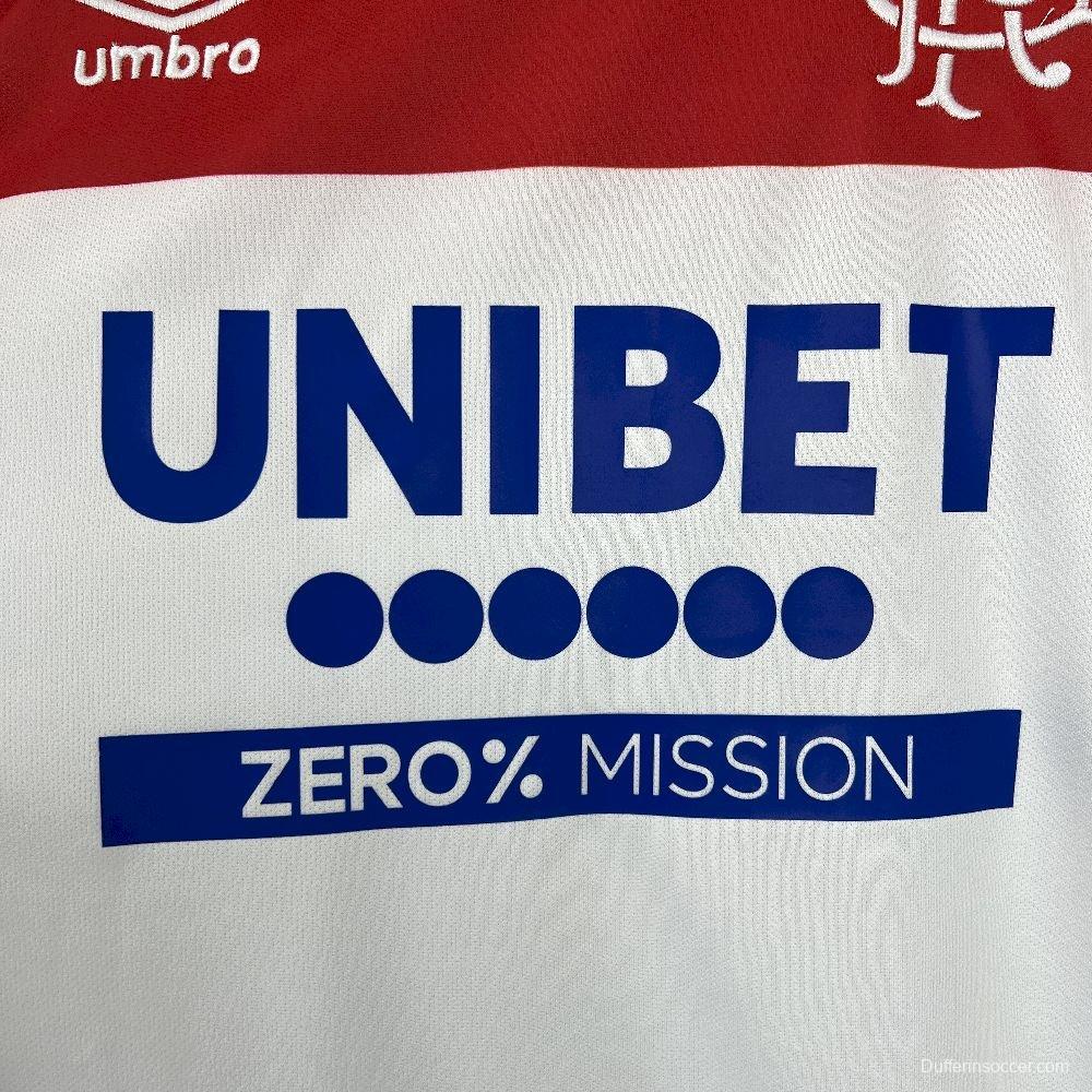 25/26 Glasgow Rangers Away White Jersey