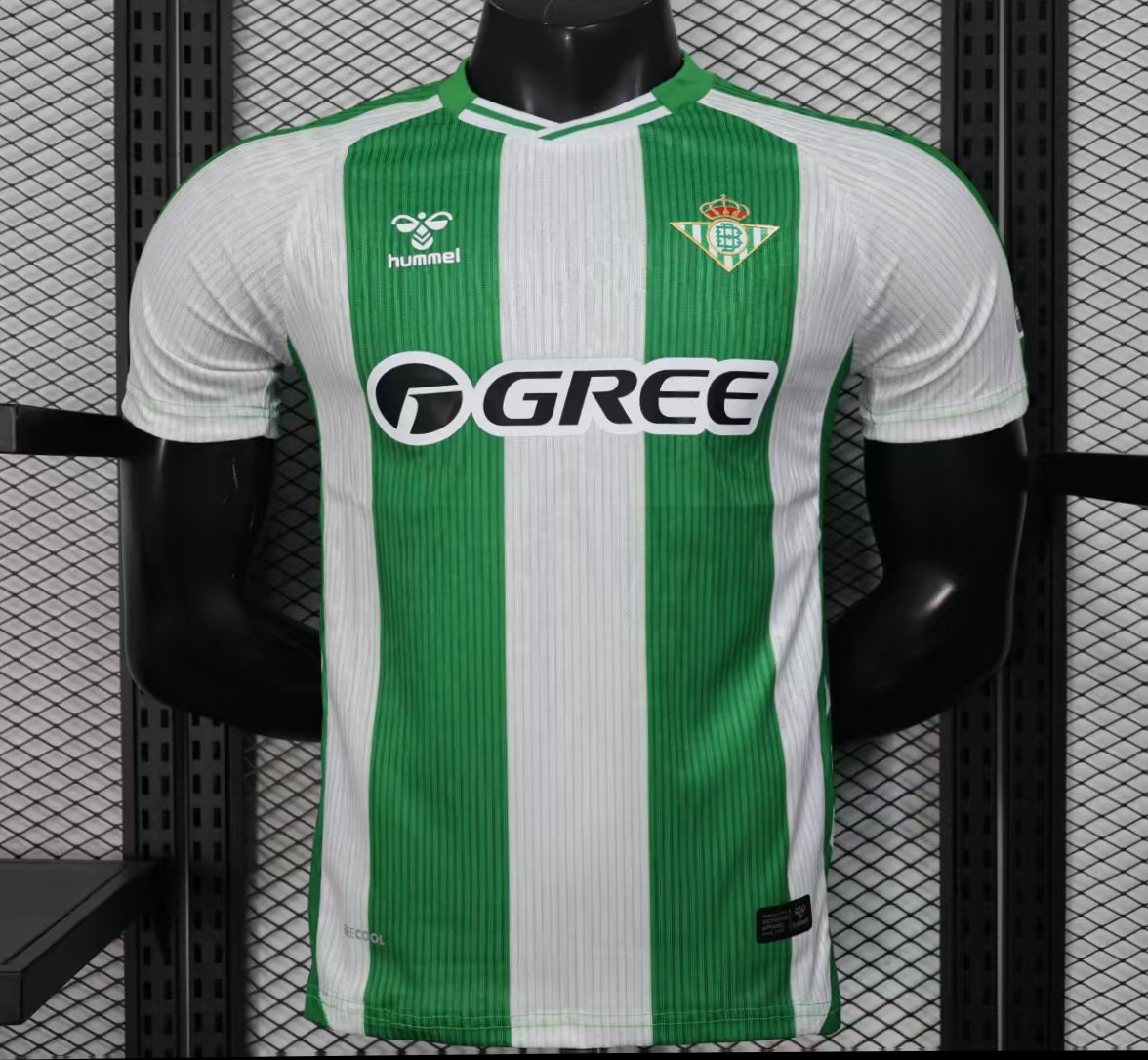 Player Version 25/26 Real Betis Home Jersey