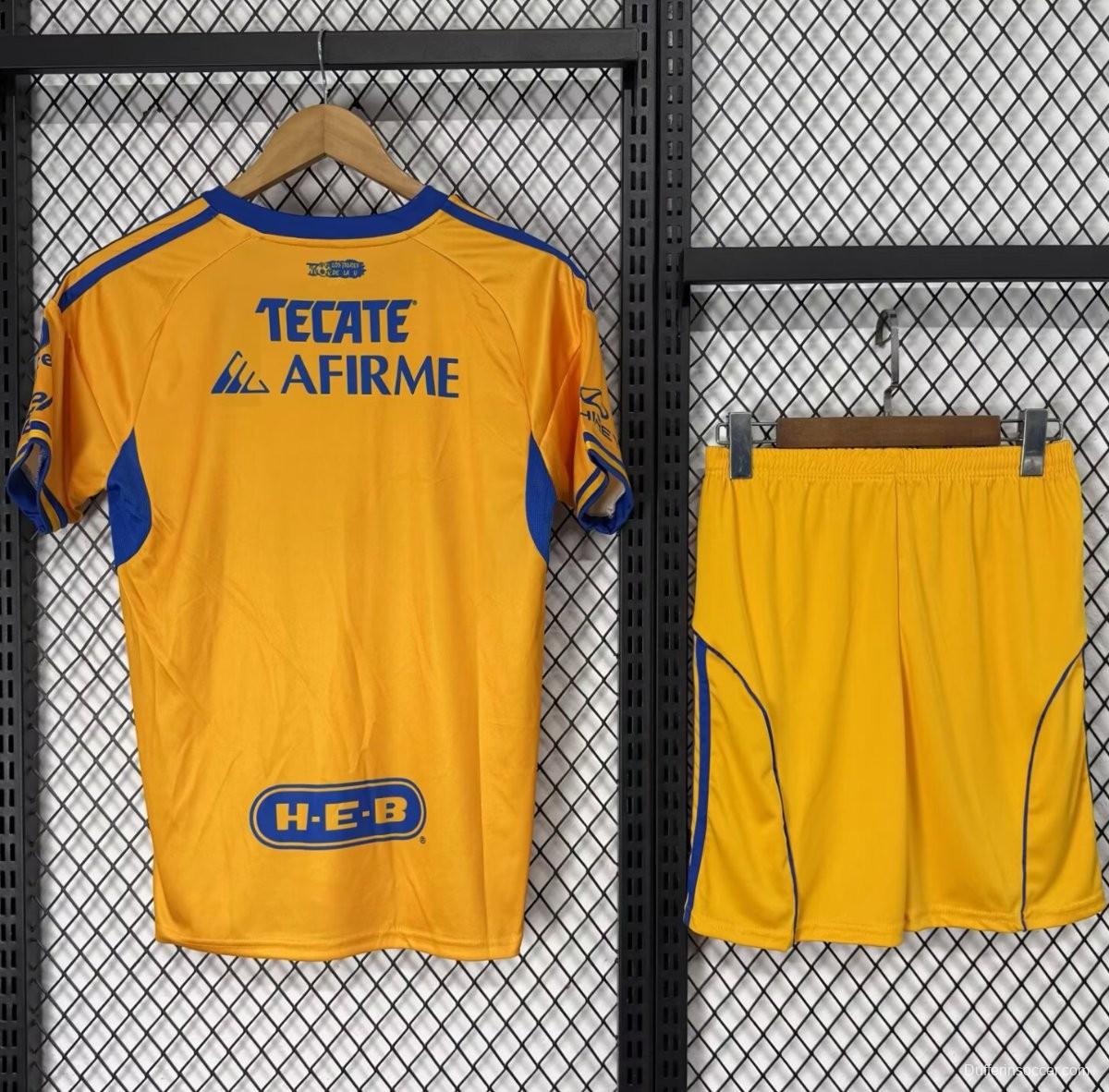 25/26 Kids Tigres UANL Home Jersey
