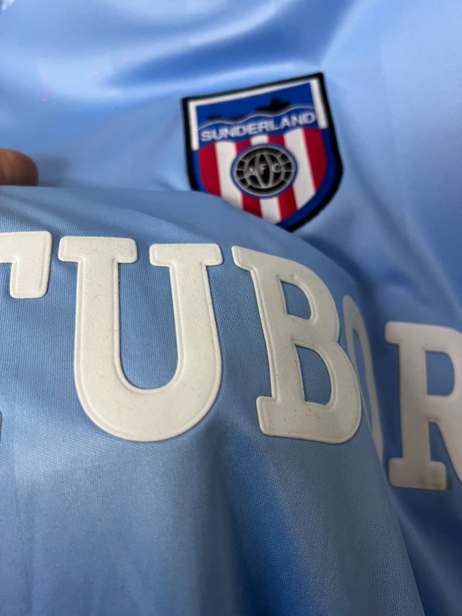 Retro 86/87 Sunderland Away Blue Jersey