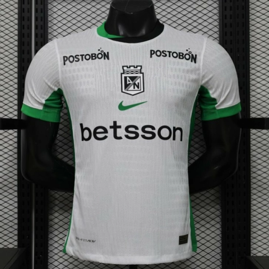 Player Version 26/27 Atlético Nacional White & Green Accent Away Jersey
