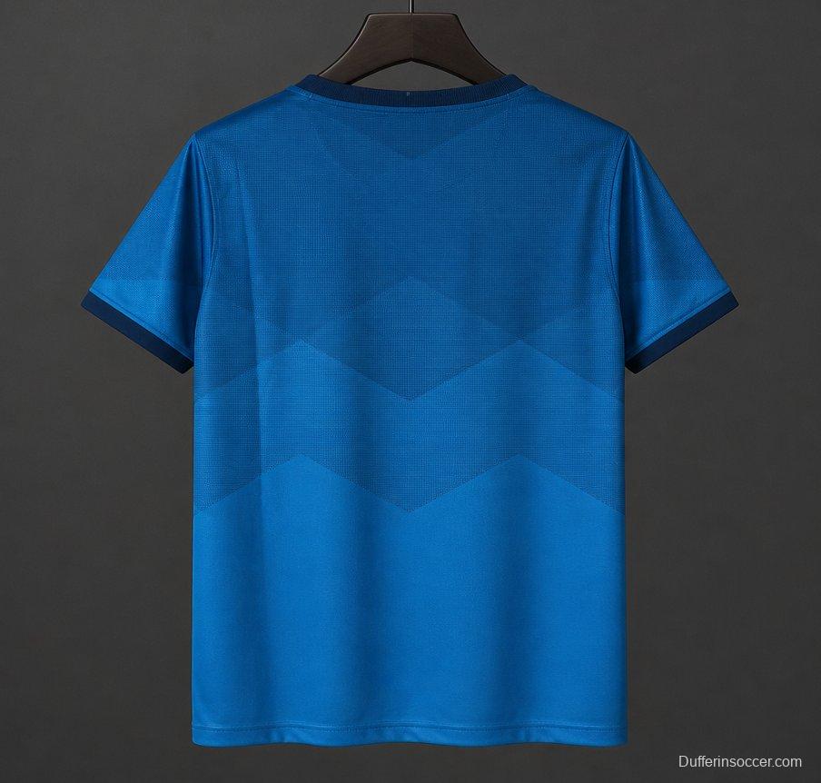 Retro 2021 Brazil Away Blue Jersey