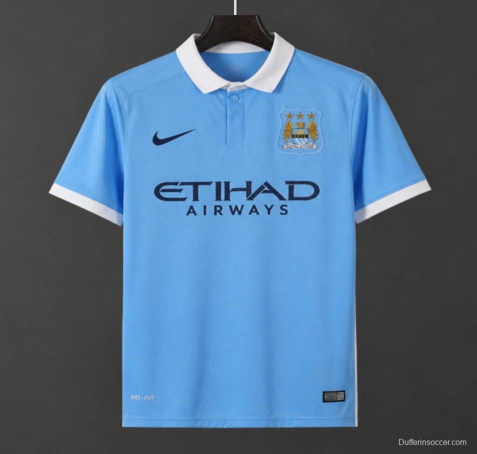 Retro 15/16 Manchester City Home Jersey