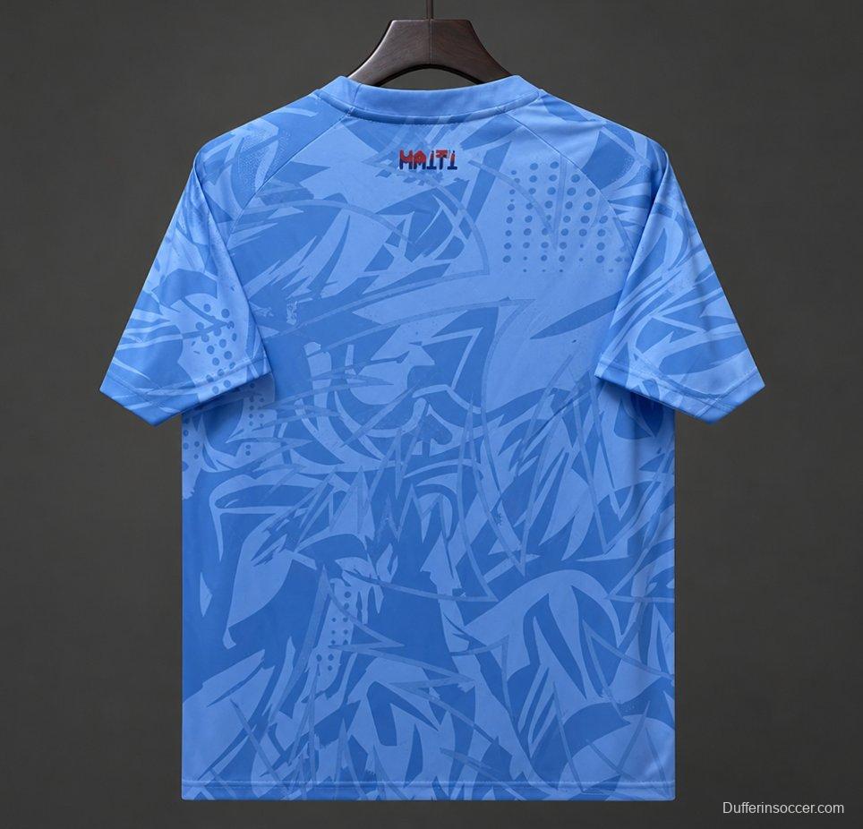 2026 Haiti Goalkeeper Sky Blue Jersey
