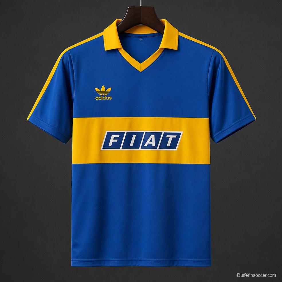 Retro 90/91 Boca Juniors Home Jersey