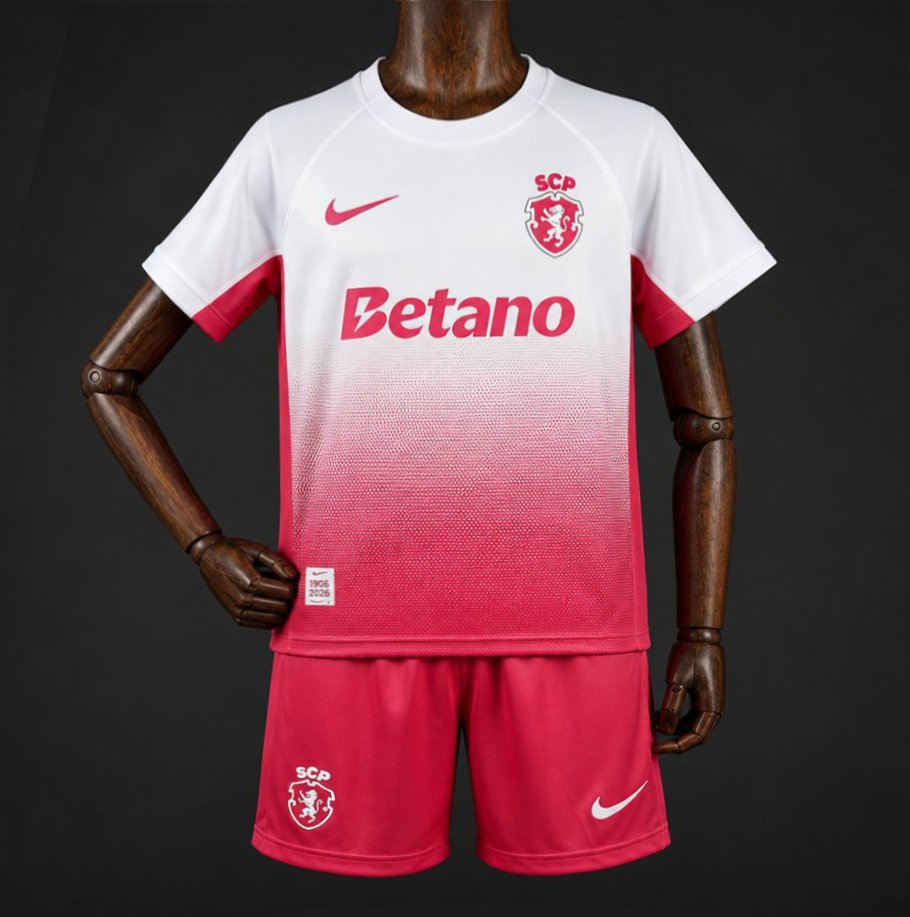 26/27 Kids Sporting CP Lisbon Pink Jersey