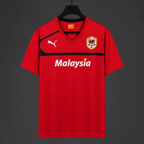 Retro 12/13 Cardiff City Home Red Jersey